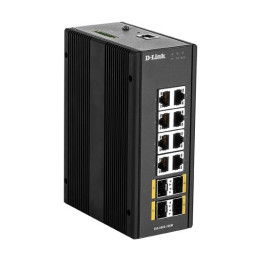 D-Link DIS-300G-12SW Managed L2 Gigabit Ethernet Switch, 12 Ports