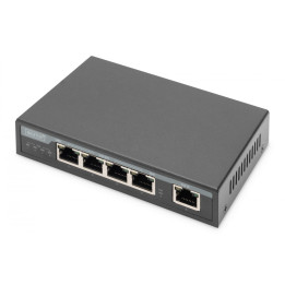 DIGITUS DN-95128-1 Gigabit PoE Indoor Extender, 4-port, 85W, 100m extension, cascadable