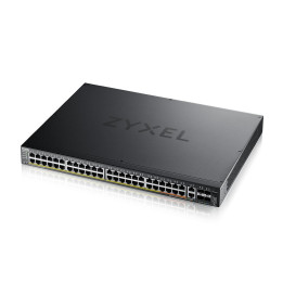 ZyXEL XGS2220-54HP Conmutador PoE de Acceso L3, 600W PoE, 48x1G RJ45 + 2x10mG RJ45 + 4x10G SFP+