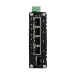 BCS BCS-ISP04G-1SFP Industrial PoE Switch 4 Ports 1Gbps DIN Rail