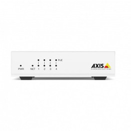Axis 02101-002 Unmanaged PoE Switch, 10/100 Mbps, White