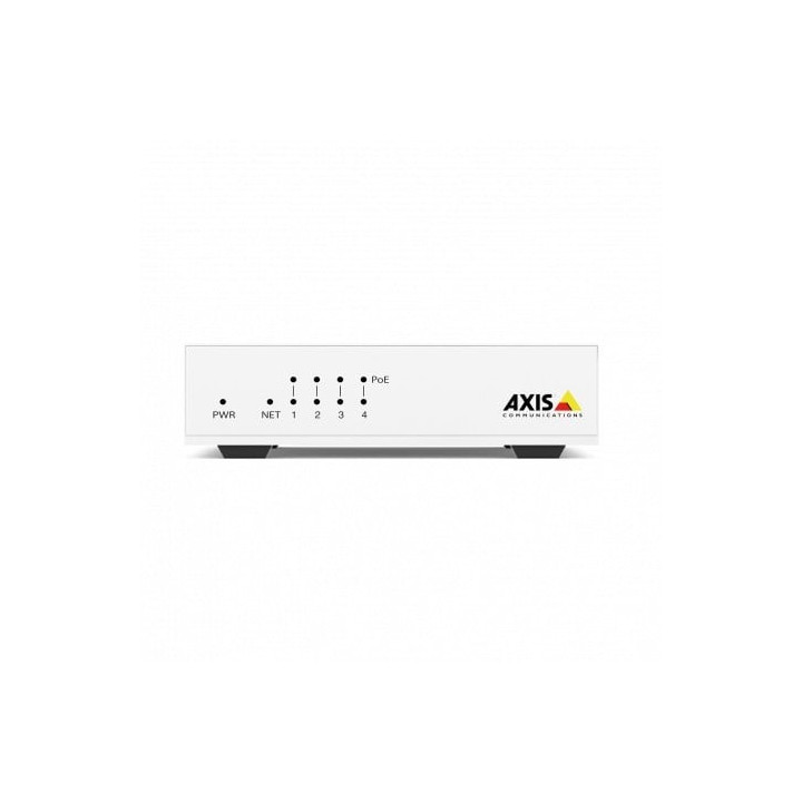 Axis 02101-002 Unmanaged PoE Switch, 10/100 Mbps, White
