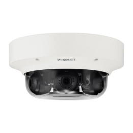 Hanwha Vision PNM-8082VT IP Security Camera, 2MP, Outdoor, White