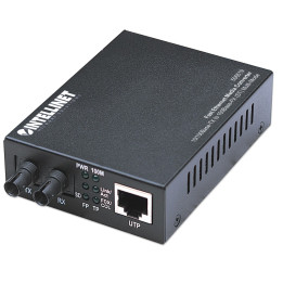 Intellinet Fast Ethernet Media Converter 10/100Base-Tx to 100Base-Fx (ST) Multi-Mode, 2 km