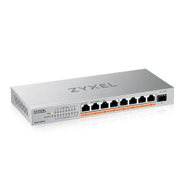 ZyXEL XMG-108HP-EU0101F Conmutador PoE++ no administrado multi-Gig de 8 puertos 2.5G con 1 SFP+