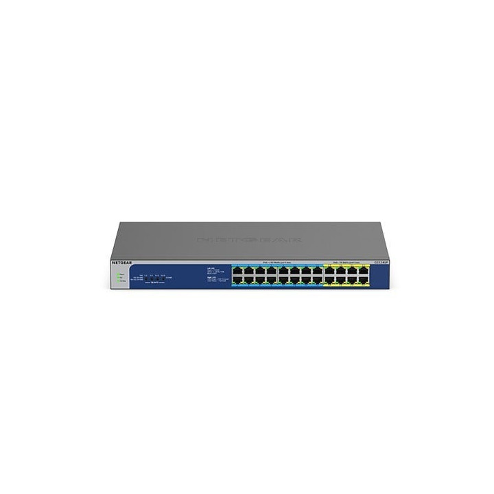 NETGEAR GS524UP-100EUS Conmutador Gigabit PoE++ de 24 puertos (60 W por puerto, 24 puertos PoE)