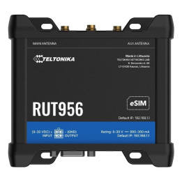 Teltonika Networks RUT956 (EU) 4G LTE Router with eSIM