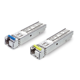 Émetteur-récepteur SFP PLANET MGB-2GTLA20 2,5G (WDM, TX:1310nm RX:1550nm, DDM, -40~85°C) - 20km