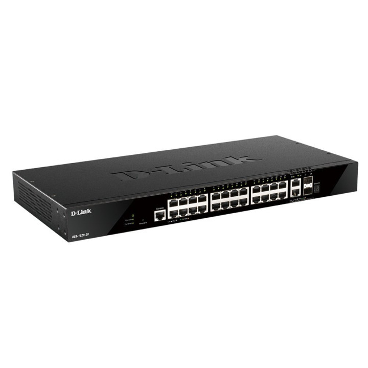 D-Link DGS-1520-28 Managed L3 10G Ethernet Switch 1U Black