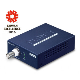 PLANET LRP-101CE 1-Port 10/100TX PoE PSE + 1-Port Coax Long Reach PoE Extender, -20 to 70°C