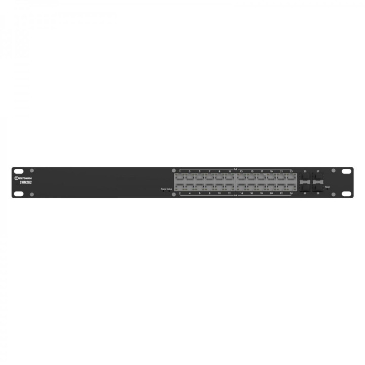 Teltonika SWM282 L2+ Managed Switch 24x ETH PoE Ports 4x SFP