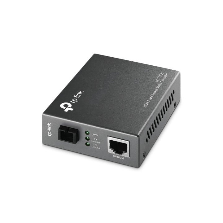 TP-Link MC112CS 10/100 Mbps RJ45 to 100 Mbps Single-mode SC WDM Bi-Directional Fiber Converter