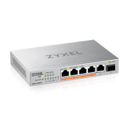ZyXEL XMG-105HP-EU0101F Switch PoE++ no administrado de 5 puertos 2.5G + 1 SFP+ (70W)