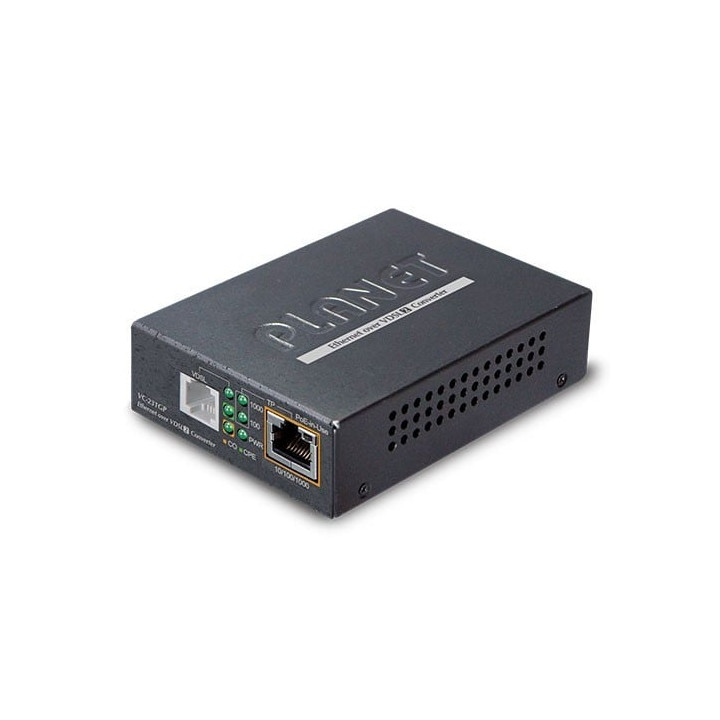 PLANET VC-231GP Convertisseur Gigabit PoE+ vers VDSL2 1 port avec G.vector