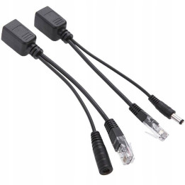 Tuya PoE Adapter Set 2-Pack RJ45 DC 2.1/5.5mm 5904496824810