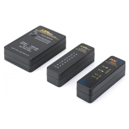 DIGITUS DN-14001-1 Network Cable Tester with PoE, RJ45, BNC, Remote Unit and Case