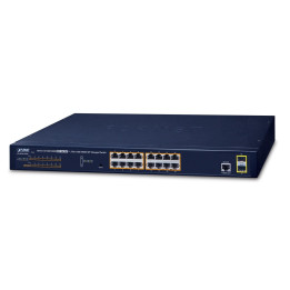 PLANET GS-4210-16P2S Managed Gigabit PoE+ Switch with 16 PoE+ Ports and 2 SFP Slots