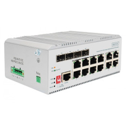 DIGITUS DN-651139 Industrial 8+4 L2 Managed Gigabit Ethernet PoE Switch