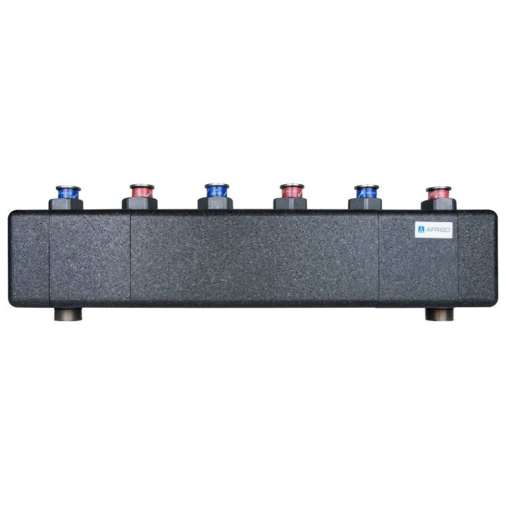 AFRISO 77315 KSV 125-3 HW Hydraulic Coupling Distributor, 3 Circuits, 70 kW