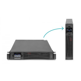 DIGITUS DN-170106 UPS Online Rack 19" 6kVA/6kW 2U USB RS232 without Batteries