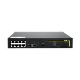 DCN Europe ES430-10P-POE 8-Port Gigabit PoE+ Switch with 2 SFP