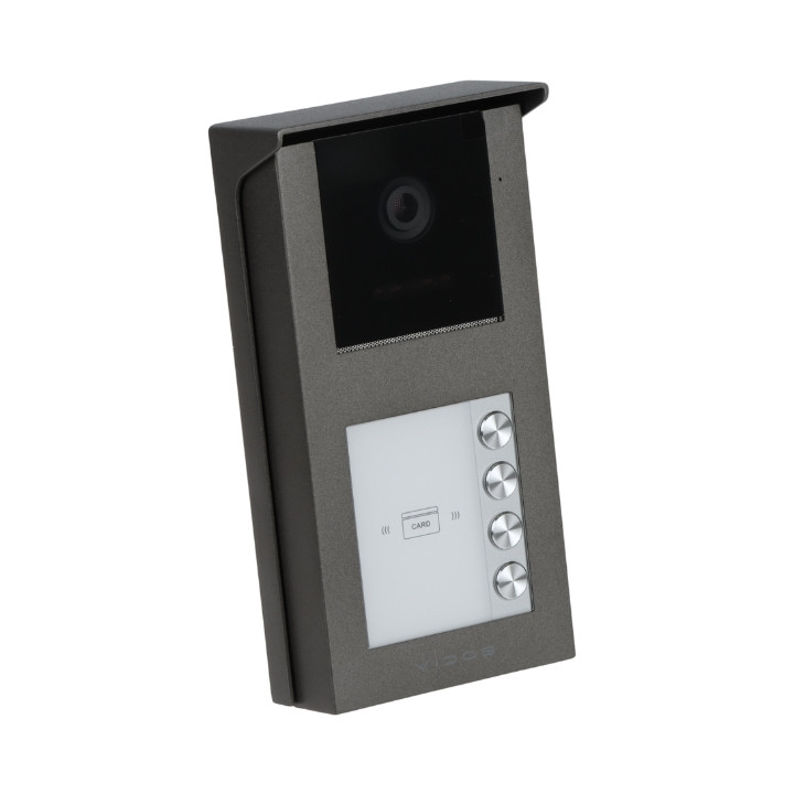 VIDOS S201-4 IP Video Door Station 2MP Outdoor Intercom with Night Vision