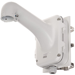 Hikvision DS-1604ZJ-POLE Pole Mount Bracket for Bullet Cameras, Aluminium Alloy, White