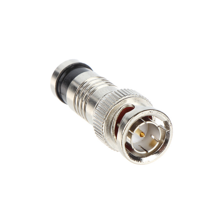 BNC-W/3770 Compression BNC Connector for RG59 Coaxial Cable, 75 Ohm Male Plug