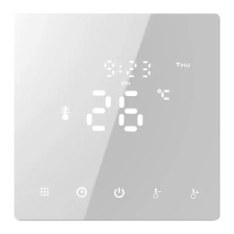 Thermostat WiFi intelligent Tuya TR069 blanc