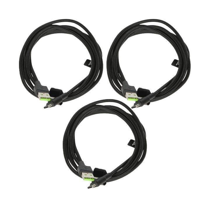 Green Cell KABGCSET03 3x 2.0m Audio Cable Set - 3.5mm Jack Male to Male