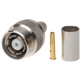 Conector macho de engarzado RJ45 TNC-W-RP/ZAC.H-155 para cable Ethernet Cat5e/Cat6
