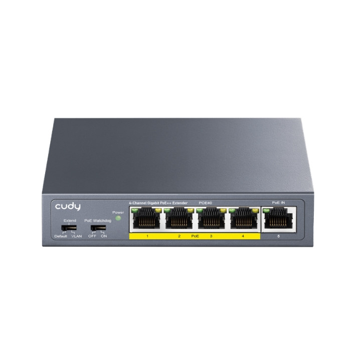CUDY POE40 PoE Extender 4-Port 10/100 Mbps IEEE 802.3af