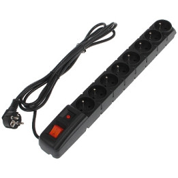 ACAR-S8/FA/RACK 8-gniazdowa listwa zasilająca PDU 230V AC do szafy rack 19"