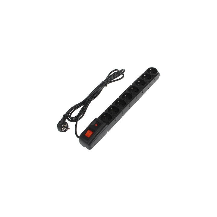 ACAR-S8/FA/RACK 8-gniazdowa listwa zasilająca PDU 230V AC do szafy rack 19"