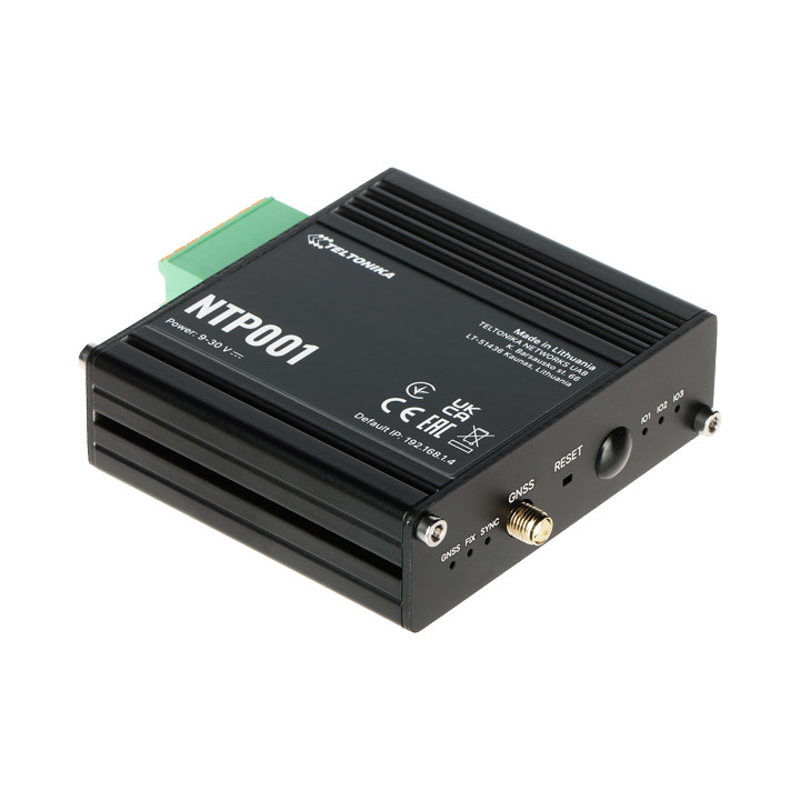Teltonika NTP001 NTP Server – RS-232/RS-485/Ethernet Time Synchronization Device