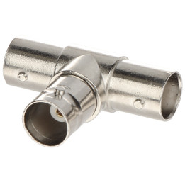 BNC-G/2BNC-G*P10 BNC Connector Male-Female 75 Ohm Silver