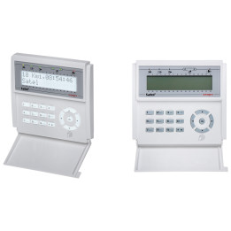 SATEL INT-KLCDR-W Wired Keypad for Alarm System, White
