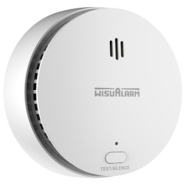 WISUALARM HY-SA2FA Wi-Fi Smart Smoke Detector – Photoelectric, Tuya Compatible, 85dB Alarm