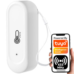Tuya Additional External Temperature and Humidity Sensor IP65 433MHz