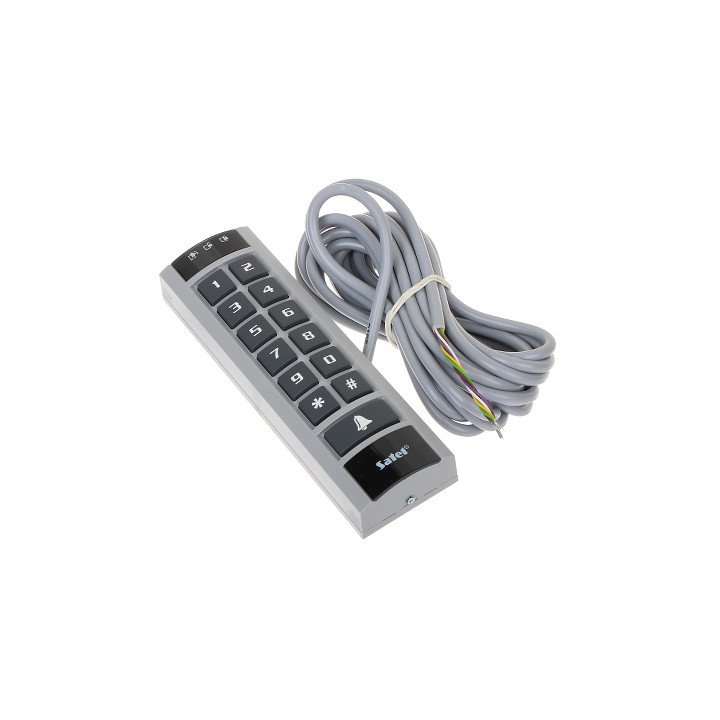 SATEL ACCO-SCR-BG Standalone Access Controller with Keypad and RFID Reader, 13.56MHz, 1000 Users