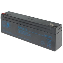 12V 2,2Ah Blei-Säure-Batterie 12V/2,2AH-MW für Notstrom und Notbeleuchtung