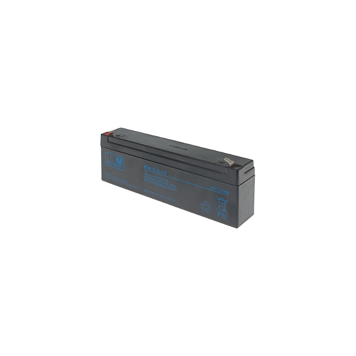 12V 2,2Ah Blei-Säure-Batterie 12V/2,2AH-MW für Notstrom und Notbeleuchtung