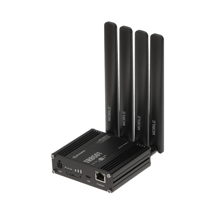 Teltonika TRB501 5G Gateway – Industrial Cellular Router with Dual SIM, Gigabit Ethernet, and Wi-Fi