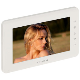 VIDOS M12W Indoor Monitor for IP Intercom System - Video Doorbell Monitor with 7" Screen