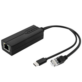 DELTA NETWORK POE-802.3AF/AT-USB-C PoE Surge Protector 48V/5V Gigabit Ethernet Lightning Arrester