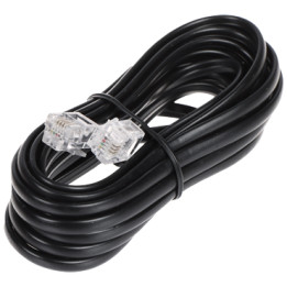 RJ11-W/RJ11-W/3M Cable Telefónico RJ11 3m Blanco