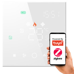 Thermostat blanc Tuya ZigBee 16A série PS