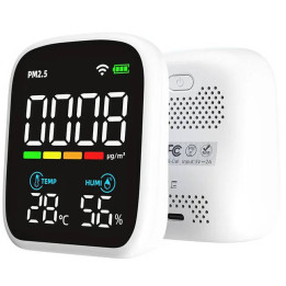 Tuya WiFi PM2.5 Air Quality Sensor with Temperature & Humidity 5906203620043