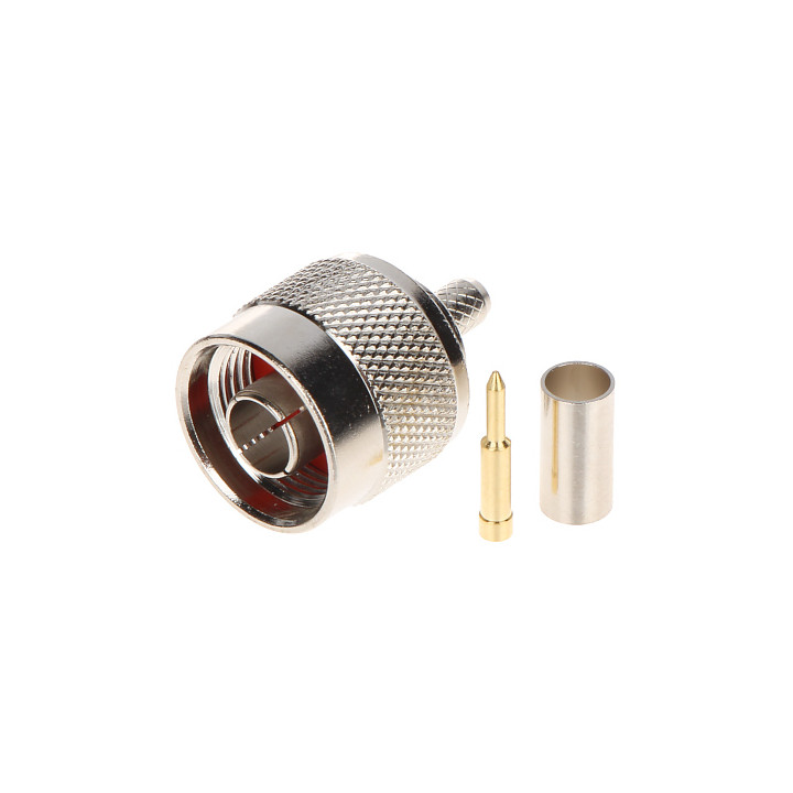 Conector de crimpado BNC RG-58 N-W/ZAC.RG-58 macho 50 ohmios