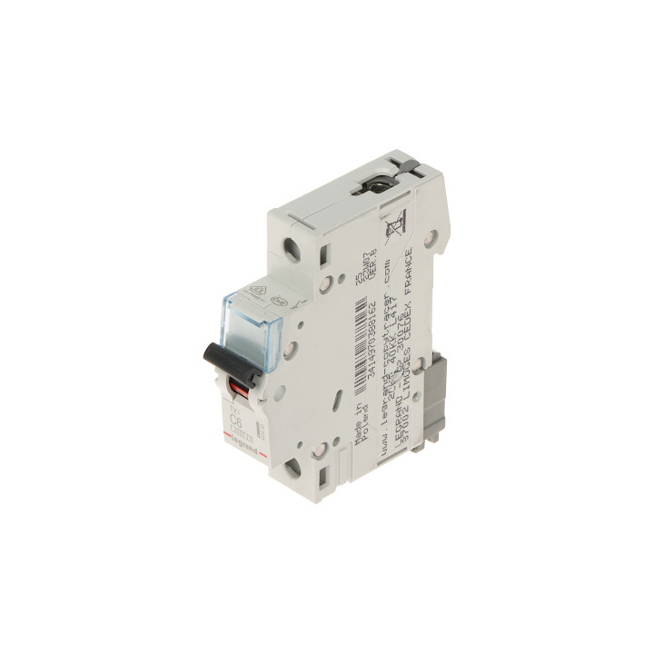 LEGRAND LE-403430 6A C Curve 1P Miniature Circuit Breaker MCB for DIN Rail